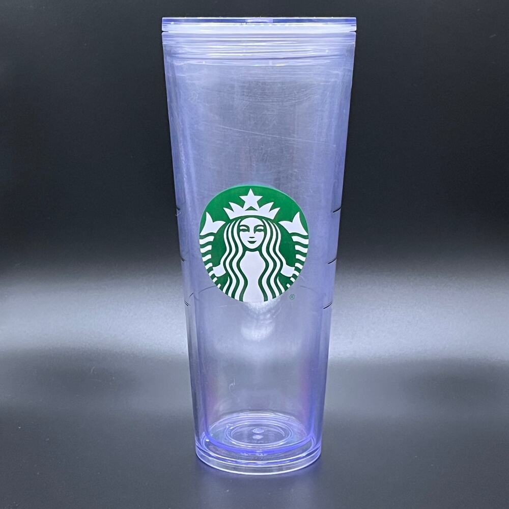 Starbucks Clear Venti 24 fl oz Cold Tumbler Water Cup Reusable